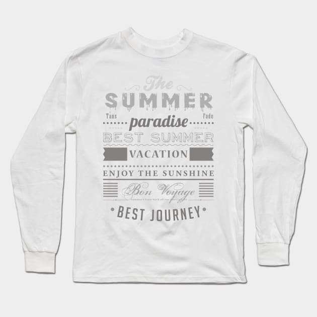 SUMMER LABEL Long Sleeve T-Shirt by Johnny